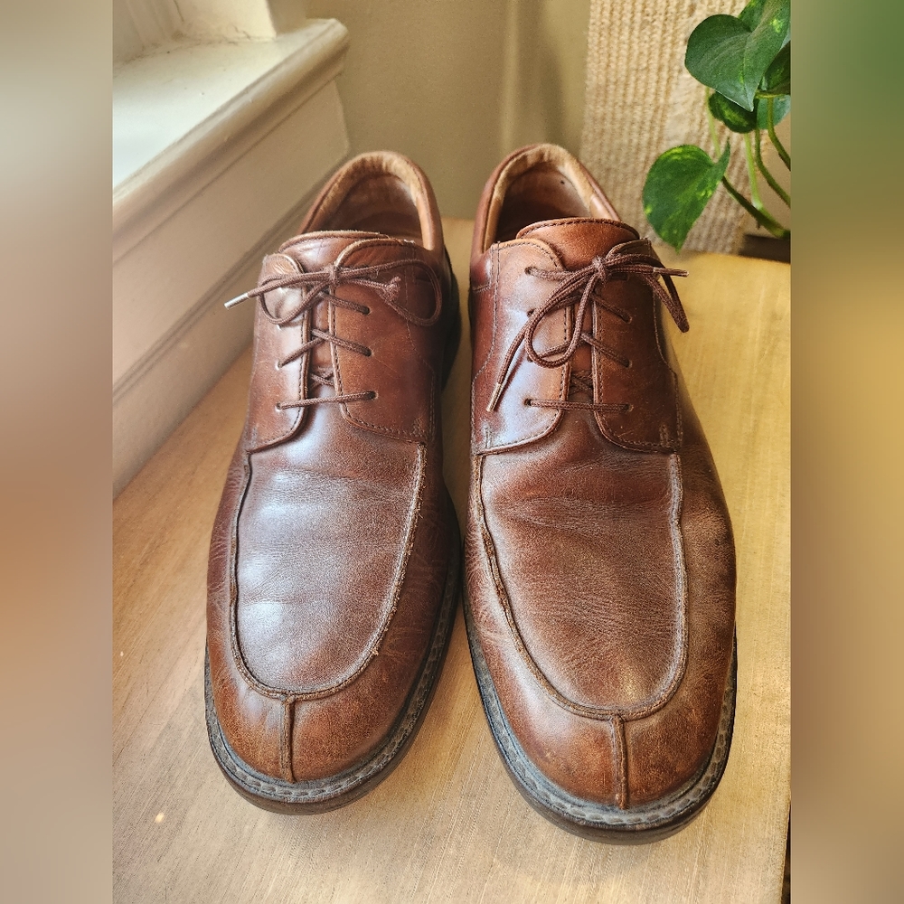 Johnston & Murphy Genuine Leather Oxford Men's Dress Shoes Size 11